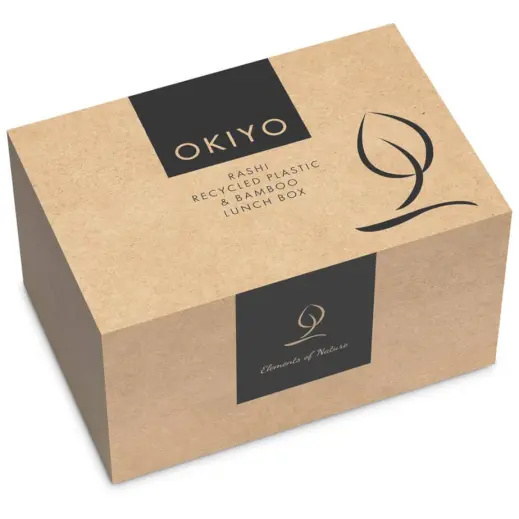 Okiyo Pasuta Recycled Plastic & Bamboo Lunch Box Box